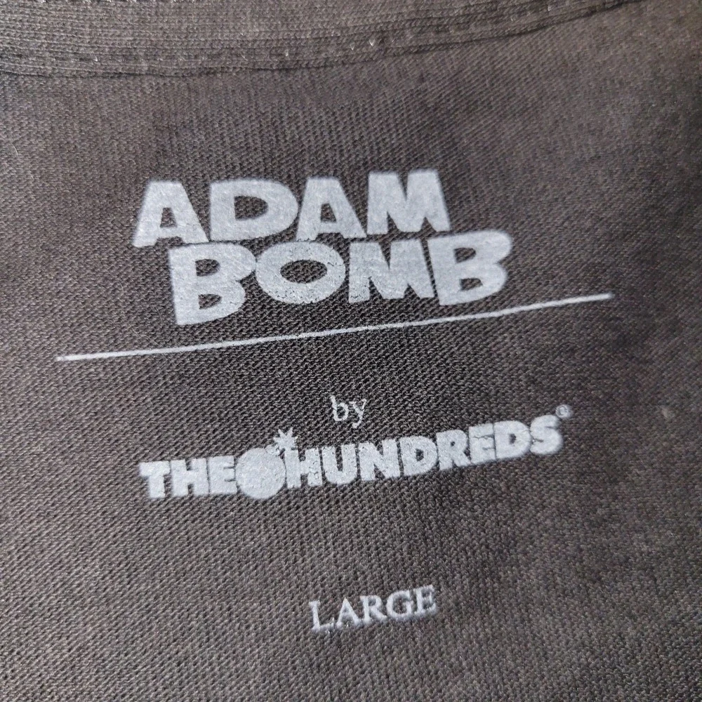 The Hundreds Adam‎ Bomb Short Sleeve T-Shirt Men's Size Large Black